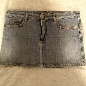Burberry jean skirt
